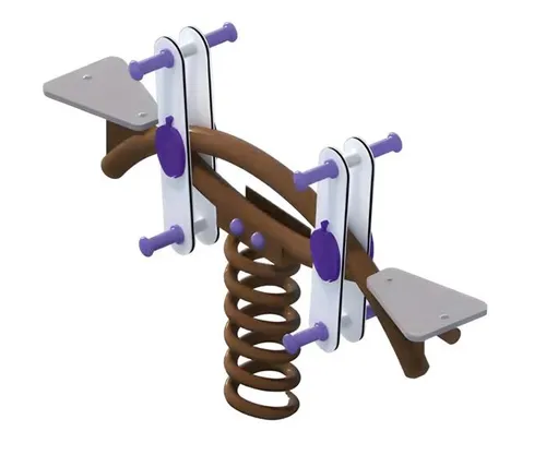 Doppelte Schaukelwippe für den Spielplatz - Abteilung: Kinder, ideal für verschiedene Altersgruppen, robust und sicher, fördert den Spielspaß im Freien. Maße: 142 x 32 x 60 cm, moderne Gestaltung, einfache Montage.