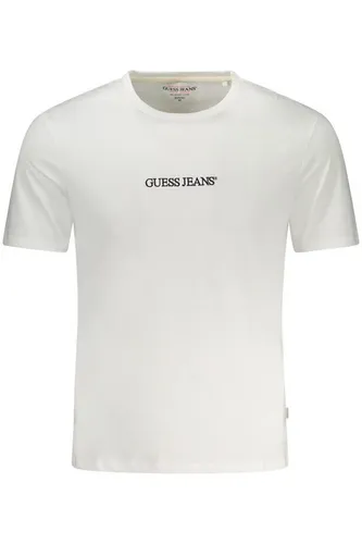 GUESS JEANS T-Shirt Herren T-Shirt Slim Fit Weiß – Nachhaltiges