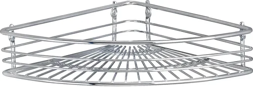 Wenko Eckduschkorb Milano aus Stahl, chrom