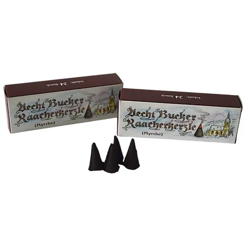 Echt Bucker - 2er Set Räucherkerzen Räucherkegel - Myrrhe