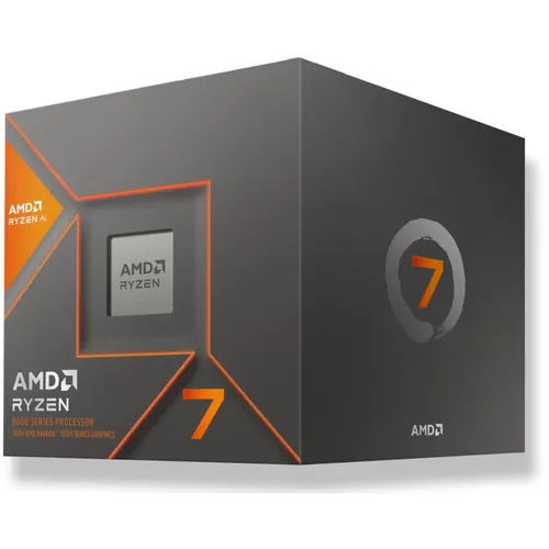 AMD Ryzen 7 8700G Prozessor - Leistungsstarker 8-Kern Prozessor - Prozessoren mit 8 Kernen und 16 Threads, ideal für Gaming und kreative Anwendungen, Basistakt 4,20 GHz und Turbotakt bis zu 5,10 GHz.