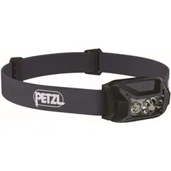 Petzl Stirnlampe Actik LED - 450 Lumen, wasserfest, mit Rotlicht - Stirnlampen für Outdoor-Aktivitäten, 100 m Leuchtweite und 5 Lichtmodi, ideal für Joggen und Wandern, lange Leuchtdauer von bis zu 100 Stunden.