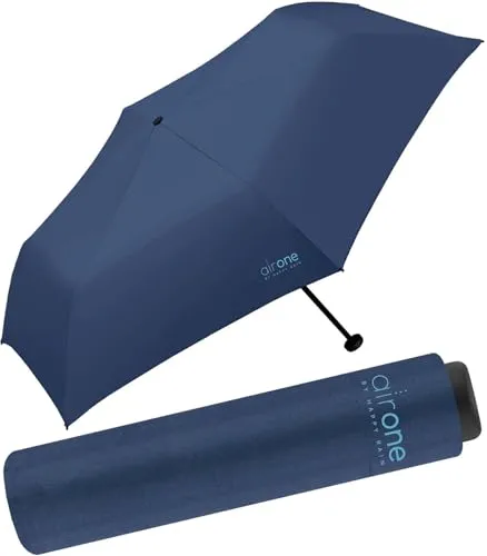 happy rain Rain Air One Pocket Regenschirm, Marineblau