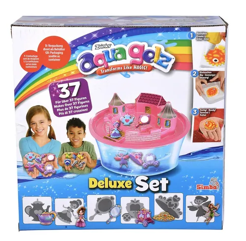 Simba Wasserfarben Aqua Gelz Deluxe, Mehrfarbig - Basteln und Malen mit den vielseitigen Aqua Gelz Deluxe Wasserfarben, ideal für kreative Kinderprojekte und einfach in der Anwendung.