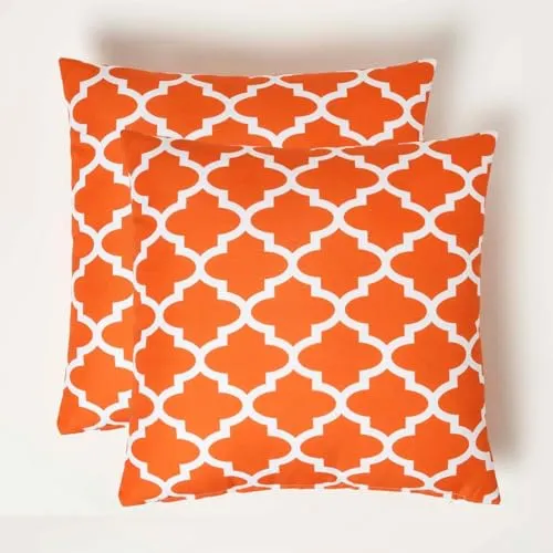 Zierkissen Orange von Homescapes
