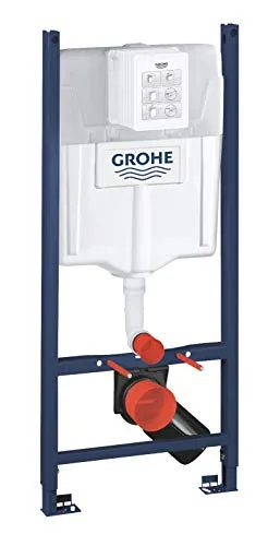 Grohe Rapid SL Projekt Wand-WC-Element, 1,13m Bauhöhe - Spülkasten für Vorwand- oder Ständerwandmontage, mit Schnellverstellung und wassersparendem 6-9l Spülvolumen für effiziente Nutzung.