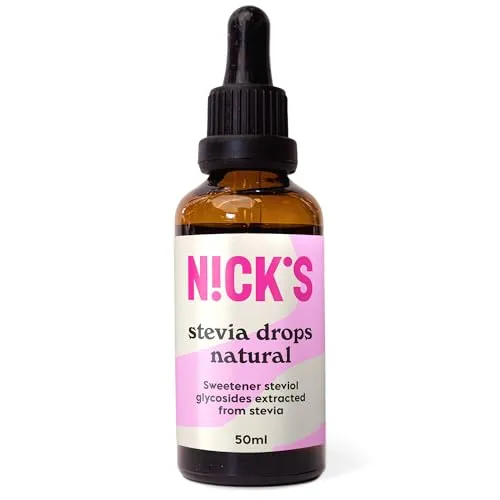 NICKS Stevia Drops Natural Flüssig Tafelsüße, 50ml