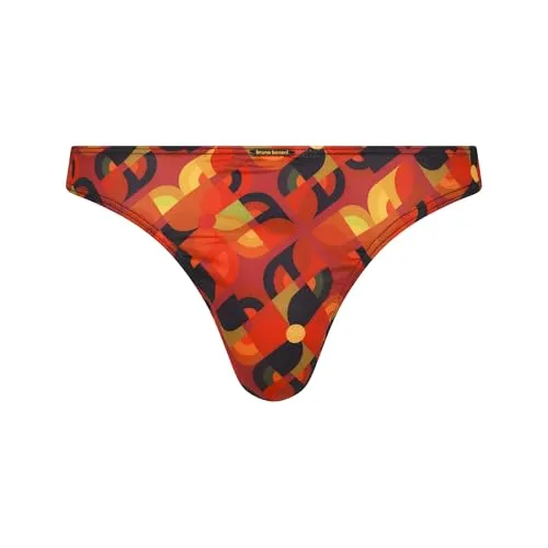 Bruno Banani Premium Line String Rot Muster in rot von bruno banani
