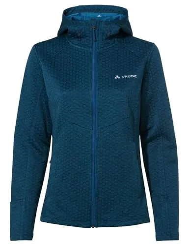 VAUDE Damen Funktionsjacke Wo Skomer Hiking Hoody - Funktionsjacke für Damen, atmungsaktiv und wärmend, ideal als Midlayer für Outdoor-Aktivitäten, pflegeleicht und schnelltrocknend mit umweltfreundlichen Materialien.