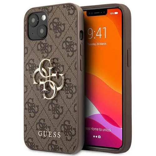 Guess Hard Cover 4G Big Metal Logo für Apple iPhone 13 - Stylische Smartphone Hülle mit großem Metall-Logo, schützt Ihr iPhone 13 und verleiht ihm einen eleganten Look.