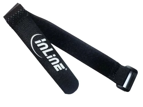 Klettband Klettbänder Klettkabelbinder Kabelbinder 30cm 300 x20mm Schwarz inLinE