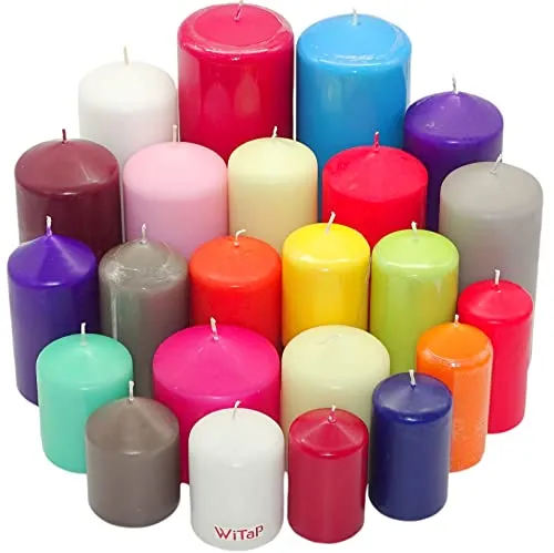 Kerzen Mehrfarbig,Witap