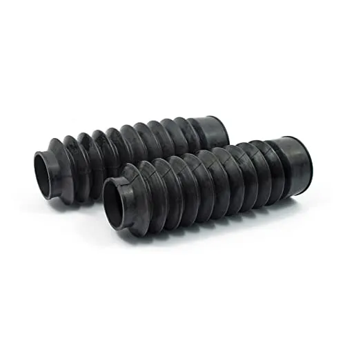 Dock66 Motorcycle Parts Gabel-Faltenbälge für Dyna Wide Glide FXDWG, 49mm Standrohre
