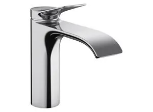 hansgrohe Vivenis Einhebel-Waschtischarmatur 110 CoolStart - Badarmaturen mit CoolStart-Technologie für energiesparenden Kaltwasserfluss und Zugstangen-Ablaufgarnitur für einfachen Wasserabfluss.