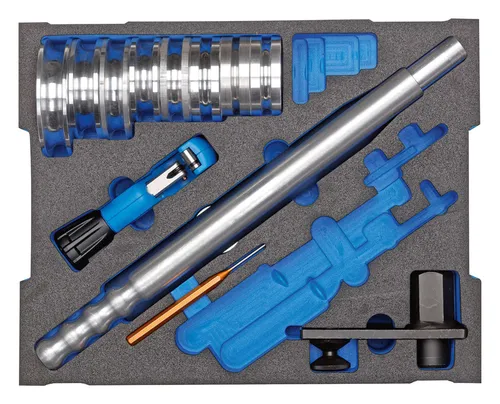 Gedore Handrohrbieger-Satz 6 - 18 mm in L-BOXX 136 - 1611526 - Rohrbearbeitungswerkzeuge, praktischer Handrohrbieger für präzise Biegungen von Rohren zwischen 6 und 18 mm, inklusive robuster L-BOXX für einfache Aufbewahrung.