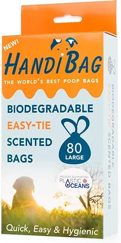 Handibags Beutel Für Handiscoop Biologisch Abbaubar Dog Poo Beutel (80Pcs)