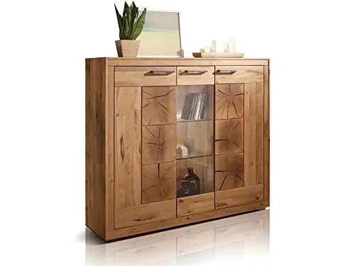 moebel-eins Winston II Highboard aus Wildeiche von Möbel-Eins