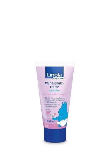 Linola Hautcreme Baby & Kind Wundschutzcreme sensitive, für den Windelbereich, 1-tlg.