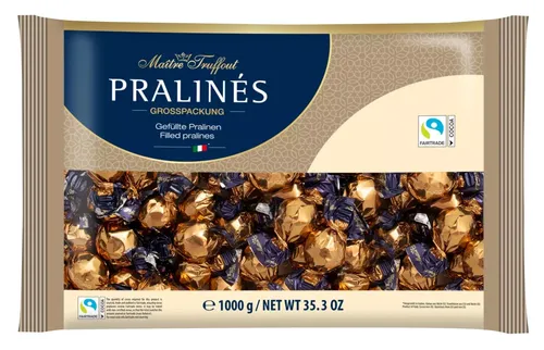 Maitre-Truffout Pralinen Milchschokolade, 1000g