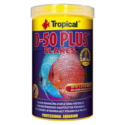 Tropical D-50 Plus Flockenfutter von Tropical