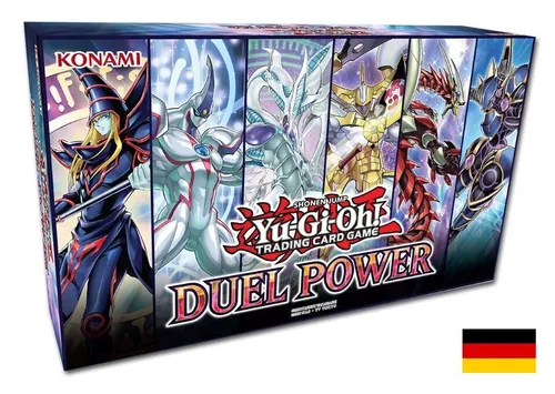 YuGiOh! DUEL POWER Box -DEUTSCH- mit 6 Boostern - TCG OVP Decks & Starter, enthält exklusive Ultra Rare Karten und ist ideal für Sammler und Spieler.