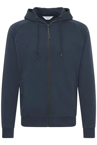 !Solid SDGelbert Herren Sweatjacke Kapuzenjacke Hoodie mit Kapuze Eingrifftaschen Rippbündchen Baumwollmischung Regular fit, Größe:S, Farbe:Insignia Blue (1991)