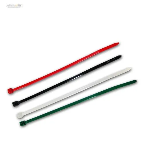 85-teiliges Kabelbinder Sortiment 4 Farben 150x3,6mm