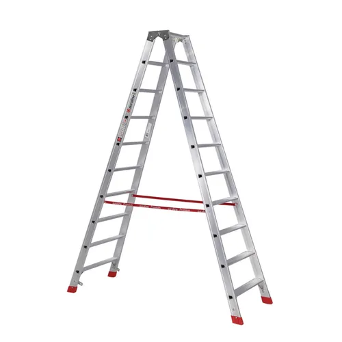 Euroline Alu-Stufenstehleiter Nr. 30577 2x10 von euroline