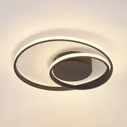 Lindby LED Deckenleuchte Emisua, dimmbar - Moderne Deckenleuchte mit fest verbautem LED-Leuchtmittel und Farbwechsel zwischen warmweiß und tageslicht. Ideal für jedes Zimmer und sorgt für stimmungsvolles Licht.