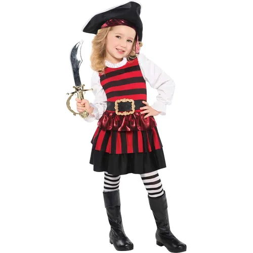 Christy's 997042 Piraten-Kostüm für Mädchen, Größe S von Amscan