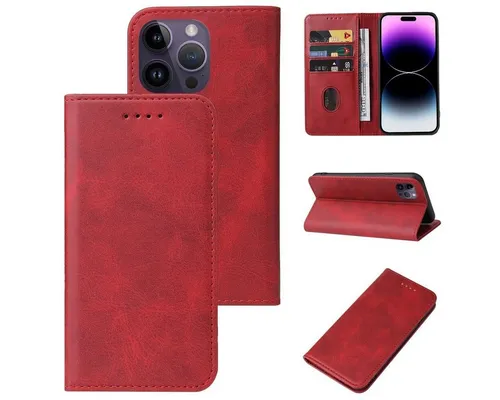 König Design Handyhülle Apple iPhone 15 Pro Max, Schutzhülle Schutztasche Case Cover Etuis Wallet Klapptasche Bookstyle