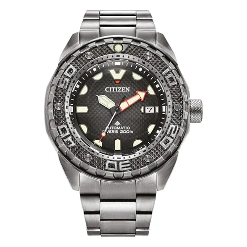 Citizen Promaster Dive Automatik Taucheruhr NB6004-83E - Armbanduhr für Herren mit 200 m Wasserdichtigkeit, Saphirglas und automatischem Aufzug. Ideal für Taucher und Abenteuerlustige.