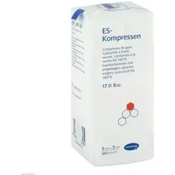 Es-Kompressen unsteril 5x5 cm 8fach 100 St