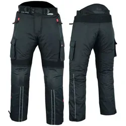 BULLDT Motorradhose Herren mit Protektoren - Motorradhose mit herausnehmbarem, waschbarem Innenfutter, windabweisend und aus robustem Cordura Polyester 600D für optimalen Schutz und Komfort beim Fahren.