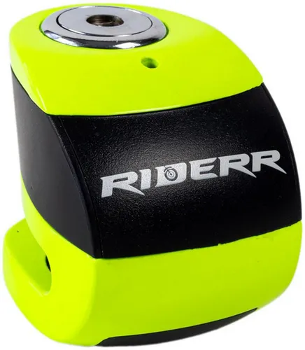 Riderr RS6 Alarm Bremsscheibenschloss - Motorradjacken: Sicher und zuverlässig mit 120 dB Alarm, robustem Edelstahl-Bolzen und IP67 wasserdichter Elektronik – ideal für jeden Wettereinsatz.