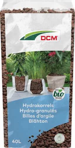 CUXIN DCM Blähton Hydrogranulat 8-16 mm 40 l - Hydroponische Dünger, ideal für die optimale Wasser- und Nährstoffversorgung von Pflanzen in hydroponischen Systemen.