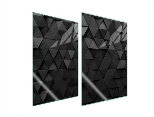Glasschutzplatte Für Küche 2X35X52 Schwarz