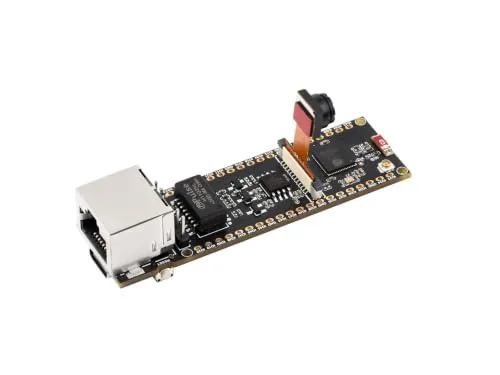 Waveshare ESP32-S3 ETH Development Board, 10/100Mbps RJ45 Ethernet Port, Wi-Fi & BT Support, 240MHz Dual Core Processor, Onboard Type-C Port and TF Card Slot, OV2640 Camera
