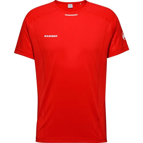 Mammut Herren Aenergy FL T-Shirt red, XL - T-Shirts für Herren, ideal für Alpinklettern und Bergsteigen mit atmungsaktivem, geruchsneutralisierendem Material und recycelten Materialien.