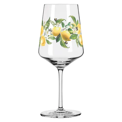 RITZENHOFF Hugo-Glas 500 ml - Buntes Aperitif-Glas mit Bienen - Cocktailgläser - Hochwertiges Kristallglas mit frischem Design, ideal für Cocktails und Spritz-Getränke. Made in Germany, spülmaschinengeeignet und in attraktiver Geschenkverpackung.