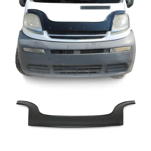 OMAC Motorhaubenabweiser für Renault Trafic 2001-2014 - Lüftungsgitter mit präzisionsgefertigtem Deflektor, der Schmutz, Insekten und Steine abweist und die Aerodynamik verbessert. Wetter- und UV-beständig, einfache Montage ohne Spezialwerkzeug.