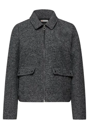 STREET ONE Jackenblazer LTD QR Salt and Pepper Jkt in schwarz von Street One