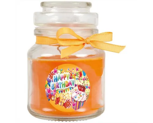 HS Candle Duftkerze (1-tlg), Kerze im Bonbonglas, Motivkerze mit ca. 110 Std. Brenndauer