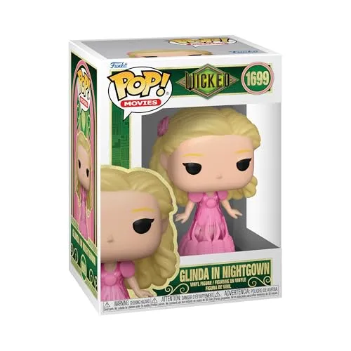 Wicked Funko POP! PVC-Sammelfigur - Glinda (Nightgown) (1699) - Actionfigur aus der beliebten 'POP!'-Reihe, ca. 9 cm groß und ideal für Sammler, wird in einer stilvollen Fensterbox geliefert.