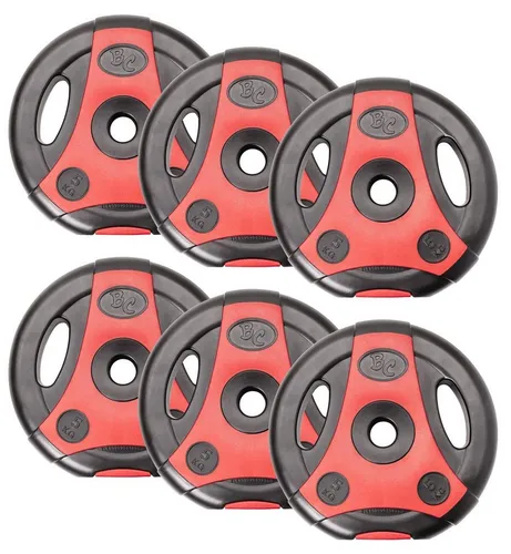 Bad Company K-Grip Hantelscheiben mit Griffen von Bad Company