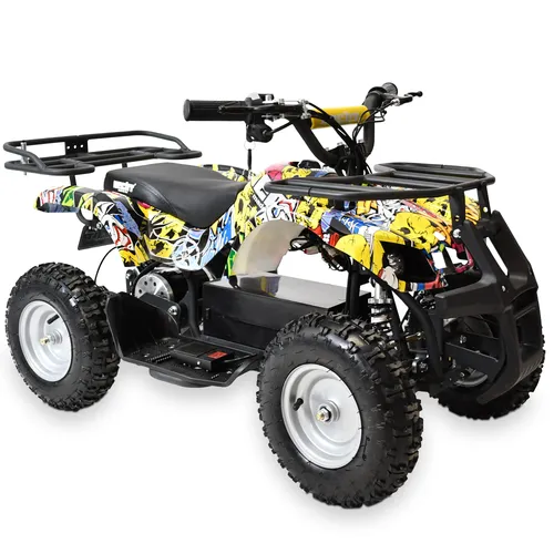 HECHT 56100 Kinder Quad Elektro | bis 25km/h | 1000W | bis 65kg Tragkraft | 36V | 12Ah Akku | 8-15h Ladezeit