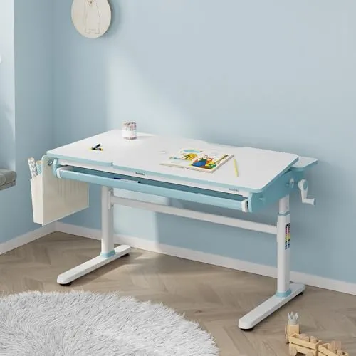 Schreibtische Blau von en.casa