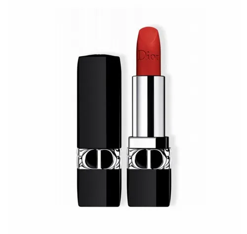 DIOR Rouge DIOR Baume Matt 3,5 g - 999 Lippenbalsam - Lippenstifte mit 95% natürlichen Inhaltsstoffen, spendet Feuchtigkeit und bietet einen dezenten Farbton in mattem Finish für gepflegte Lippen.