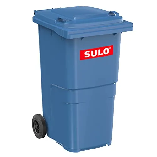 SULO CITYBAC 240 Liter Mülltonne Blau – Hochwertiger Müllbehälter - Robuste 240 Liter Mülltonne aus extra starkem Kunststoff, mit leisen Vollgummirädern für einfachen Transport. Ideal für den täglichen Einsatz und pflegeleicht.