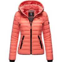 Navahoo Damen Steppjacke B650, wasserabweisend und tailliert - Modische Funktionsjacke für Damen - Leicht, wasserabweisend und mit abnehmbarer Kapuze, ideal für die Übergangszeit und vielseitig kombinierbar.